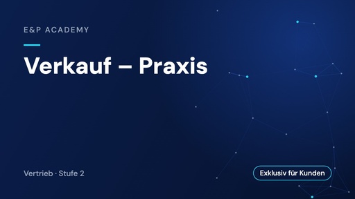 Verkauf – Praxis